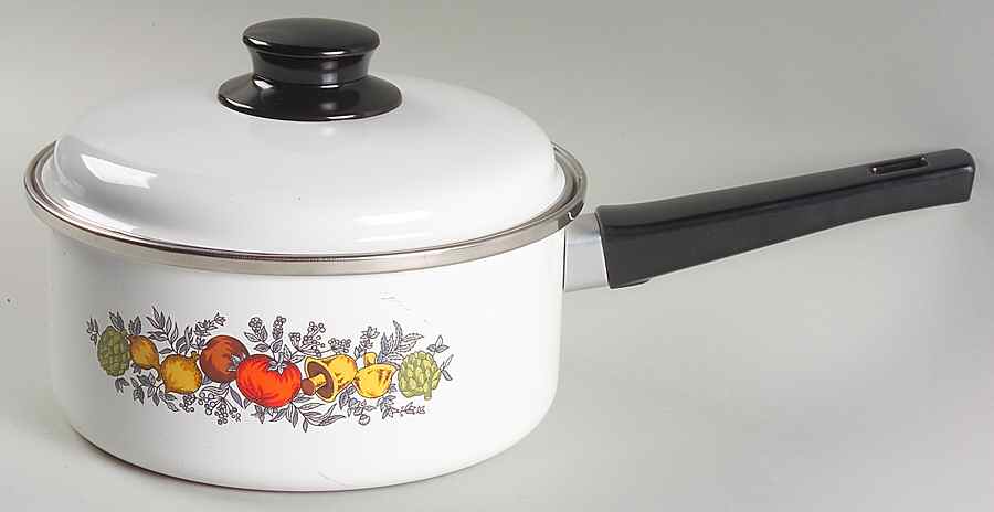 Spice of Life (Centura) 2 Quart Metal Covered Saucepan by Corning Corelle-1