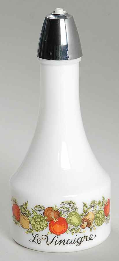 Spice of Life (Centura) Vinegar Cruet/Shaker with Plastic Lid by Corning Corelle-1