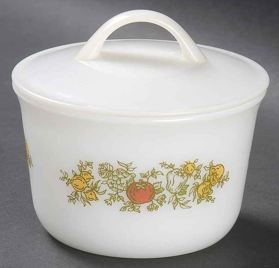 Spice of Life (Centura) Sugar Bowl & Lid by Corning Corelle-1