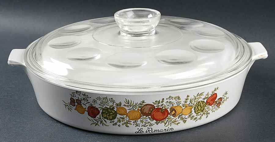 Spice of Life (Centura) 2.5 Qt Round Covered Casserole by Corning Corelle-1