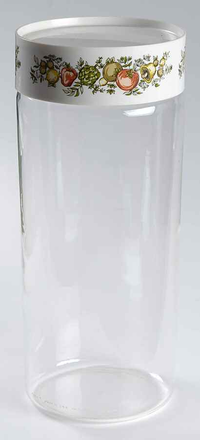 Spice of Life (Centura) Extra Large Glassware Storage Jar & Lid by Corning Corelle-1
