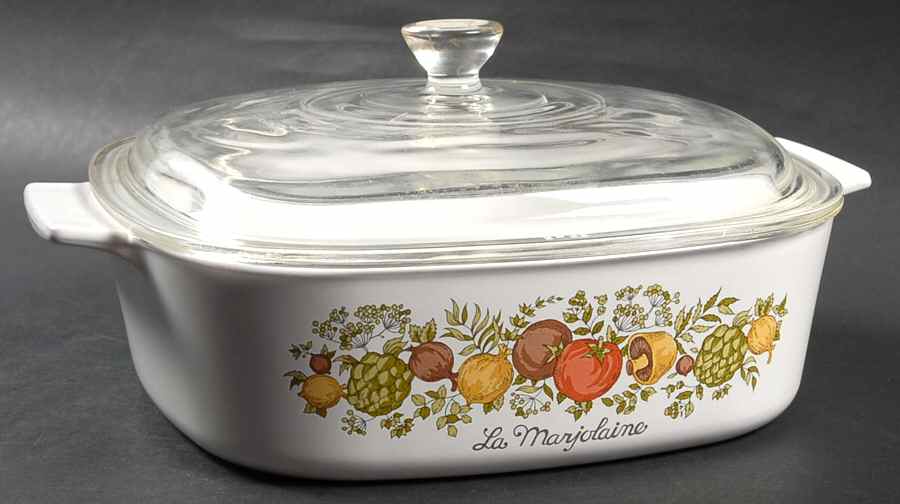 Spice of Life (Centura) 2 Quart Square Casserole with Lid by Corning Corelle-1