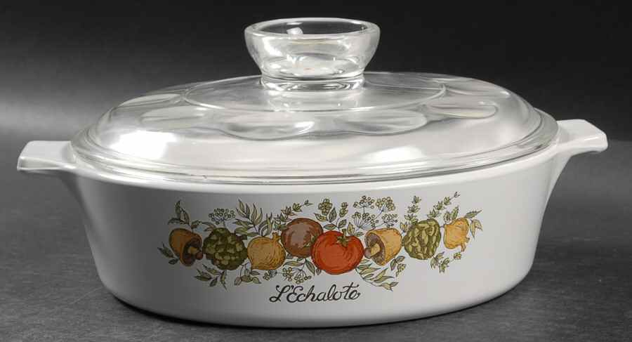 Spice of Life (Centura) 1 Qt Round Covered Casserole by Corning Corelle-1