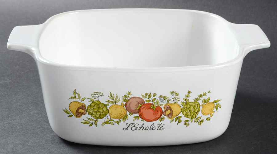 Spice of Life (Centura) 1.5 Quart Square Casserole No Lid by Corning Corelle-1