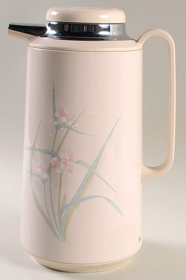 Spring Pond (Corelle) Plastic Thermos/Carafe & Lid by Corning Corelle-1