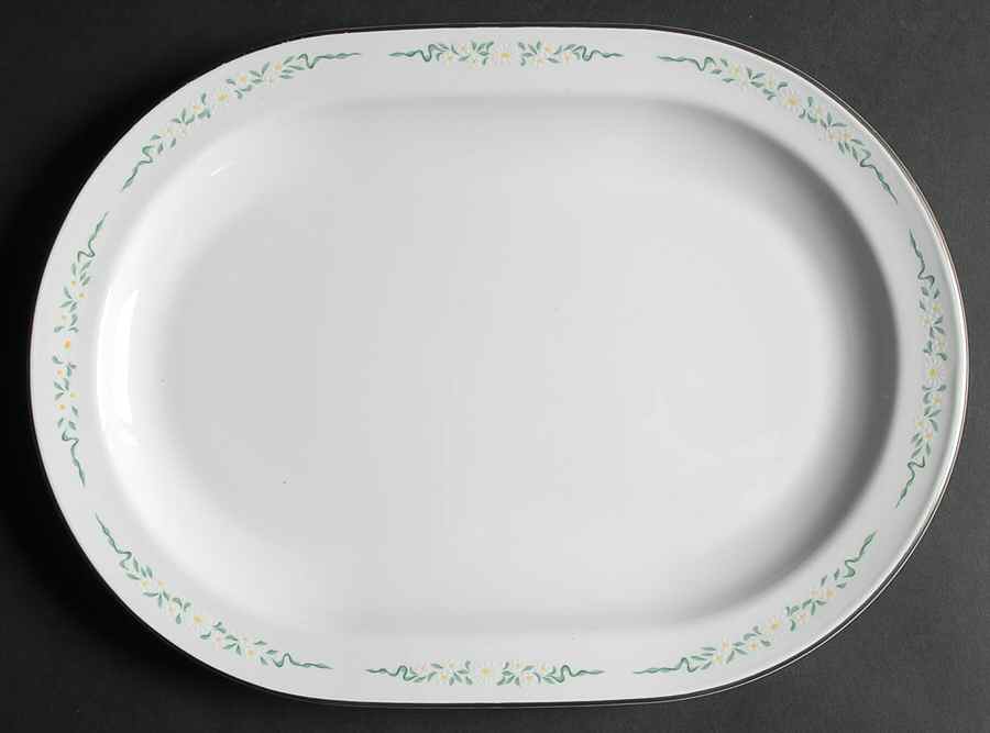 Springhill 12" Oval Serving Platter by Corning Corelle-1