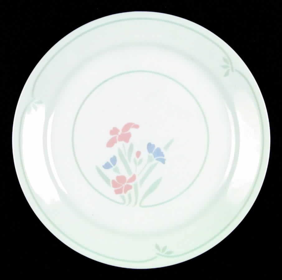 Stencil Garden (Corelle) Dinner Plate by Corning Corelle-1