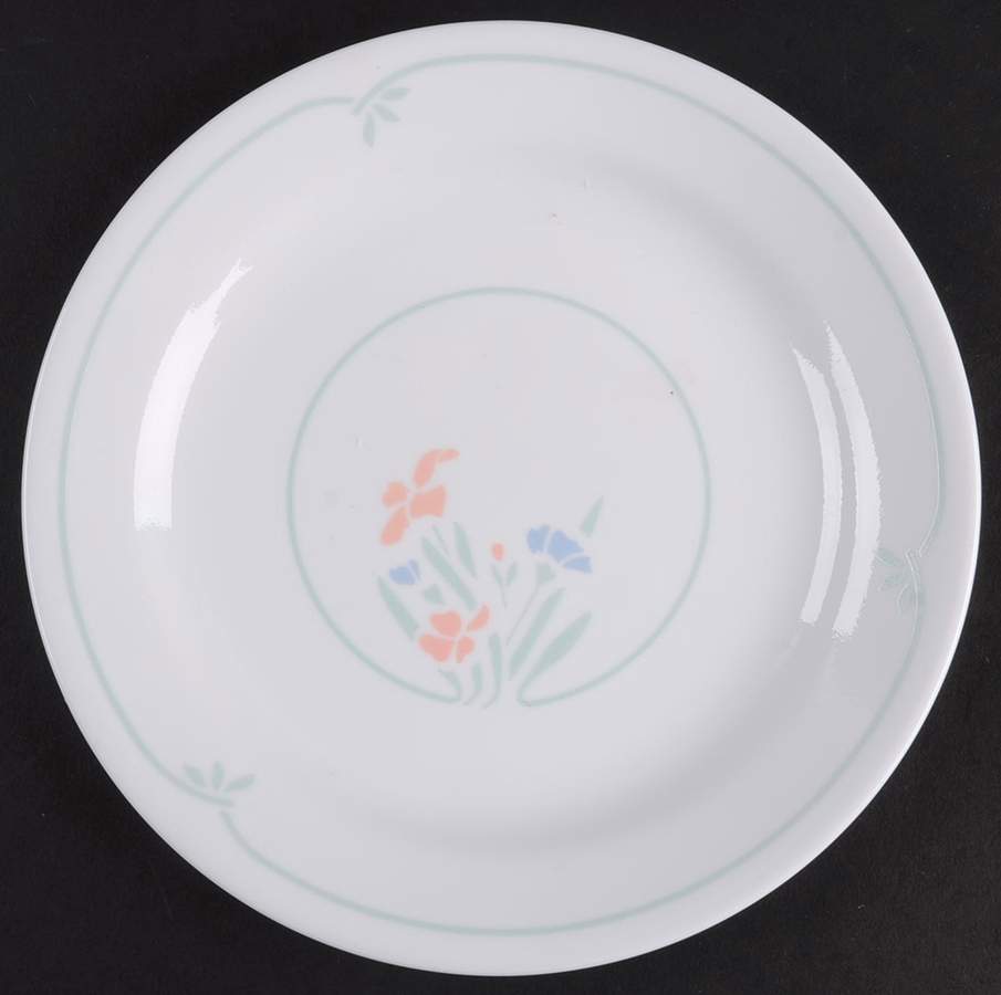 Stencil Garden (Corelle) Salad Plate by Corning Corelle-1
