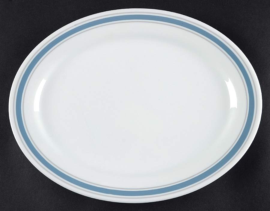 Stratos 11" Oval Serving Platter by Corning Corelle-1