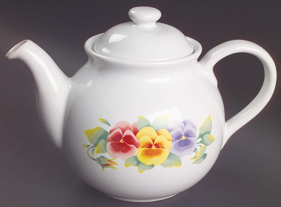 Summer Blush (Corelle) Teapot & Lid by Corning Corelle-1