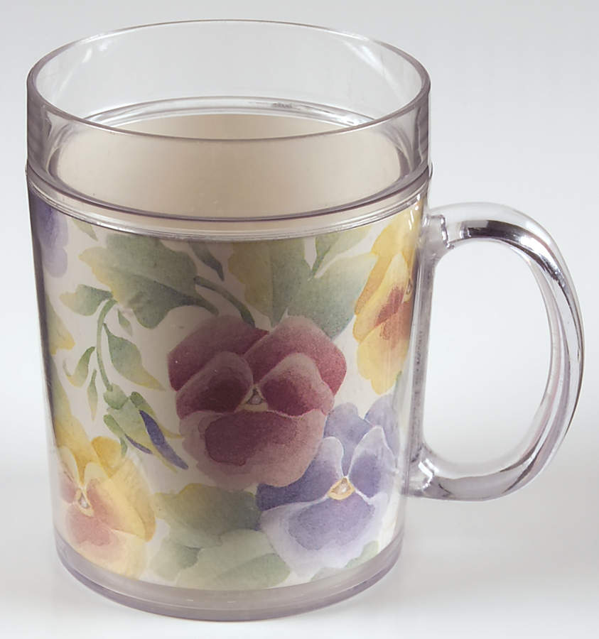 Summer Blush (Corelle) Plastic Mug by Corning Corelle-1