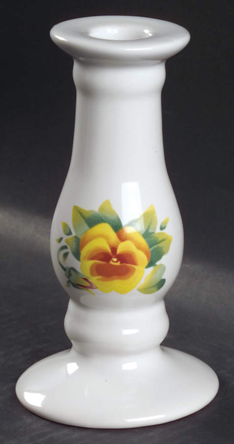 Summer Blush (Corelle) 6" Candlestick by Corning Corelle-1