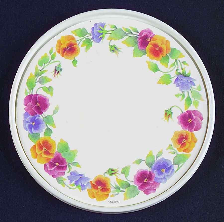 Summer Blush (Corelle) Round Coaster with Plastic Back by Corning Corelle-1