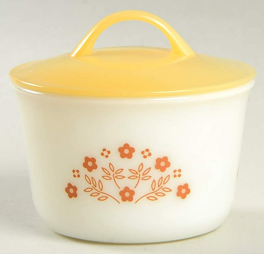 Summer Impressions (Corelle) Sugar Bowl & Lid by Corning Corelle-1