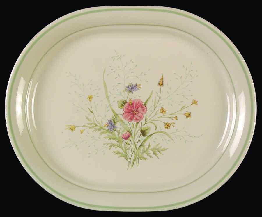 Summer Mist 12" Oval Serving Platter by Corning Corelle-1