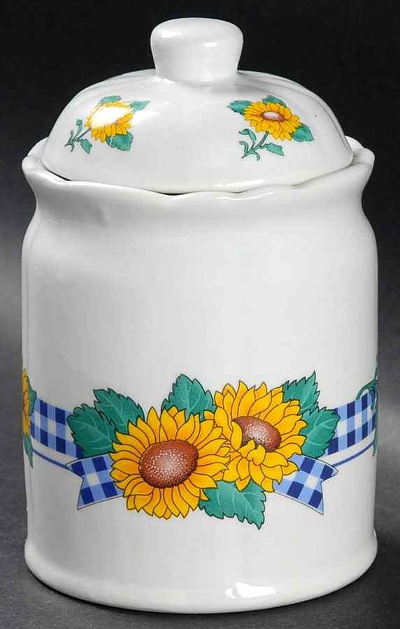 Sunsations (Corelle) Small Canister & Lid by Corning Corelle-1