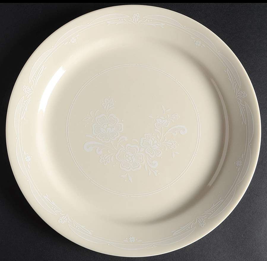 Victorian Lace (Corelle) Dinner Plate by Corning Corelle-1