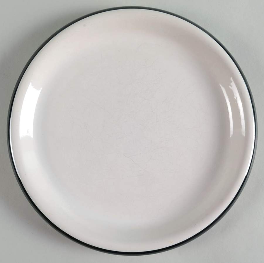Villa Black Dinner Plate by Corning Corelle-1