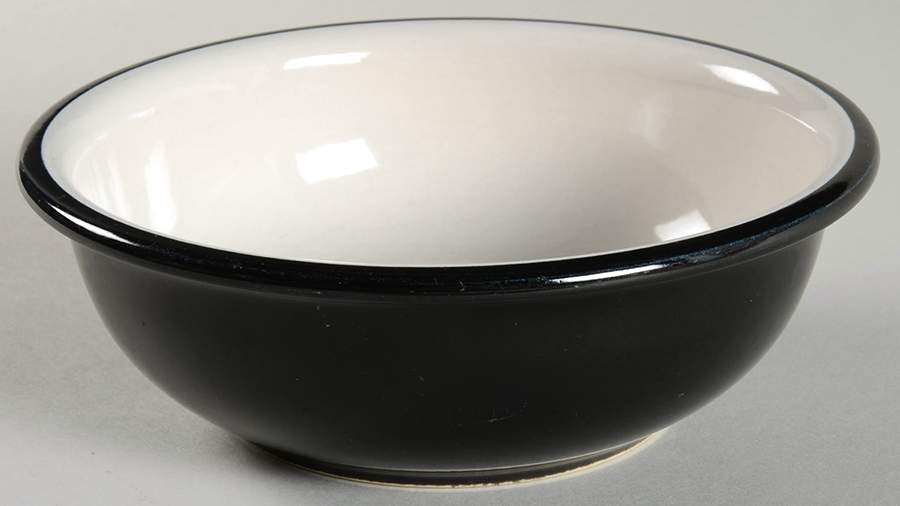 Villa Black Coupe Cereal Bowl by Corning Corelle-1