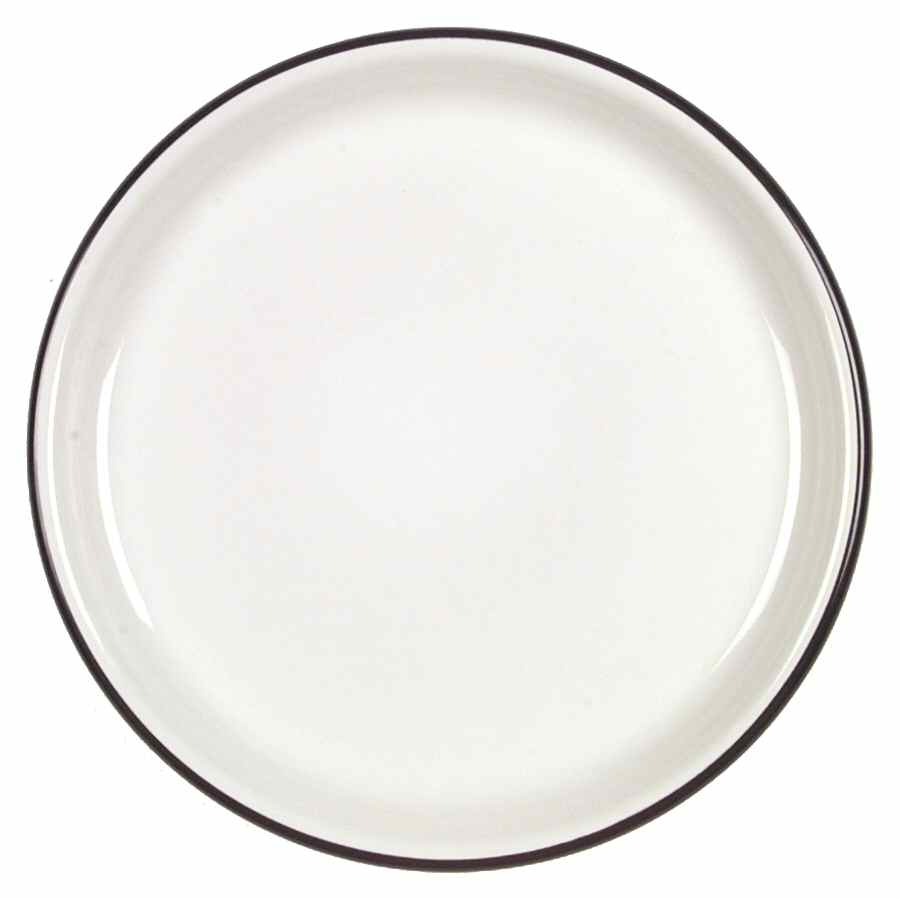 Villa Black 12" Chop Plate (Round Platter) by Corning Corelle-1
