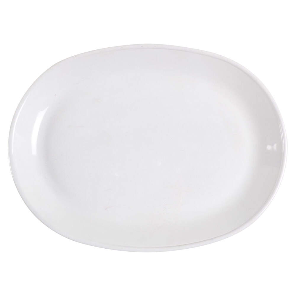 White Coupe 11" Oval Serving Platter by Corning Corelle-1