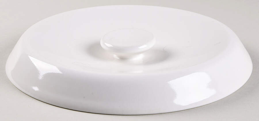 White Coupe Lid for 1.5 Quart Saucepan by Corning Corelle-1