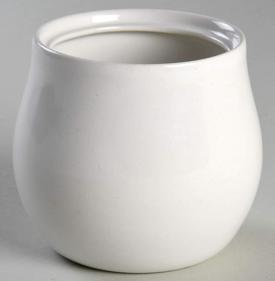 White Coupe Sugar Bowl No Lid by Corning Corelle-1