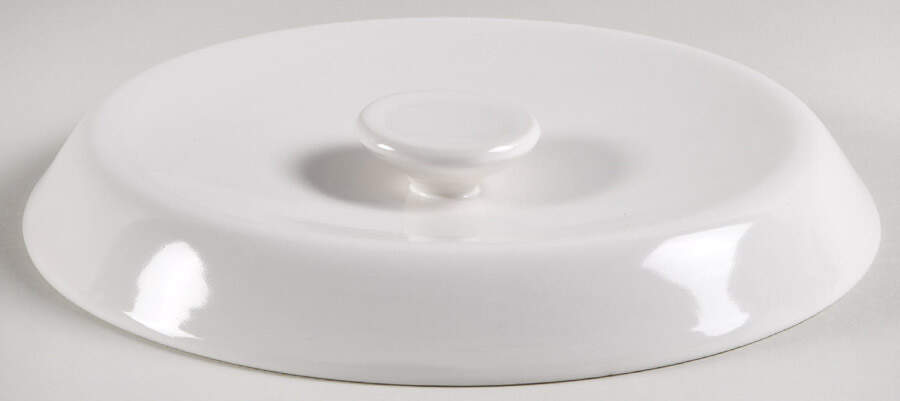 White Coupe Lid for 1 Quart Saucepan by Corning Corelle-1