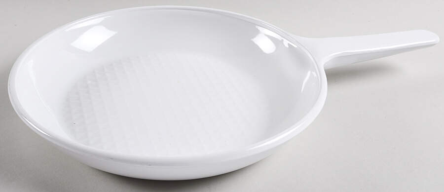 White Coupe 10" Skillet No Lid by Corning Corelle-1