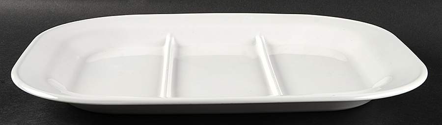 White Coupe 15" Rectangular Broil/Bake Tray by Corning Corelle-1