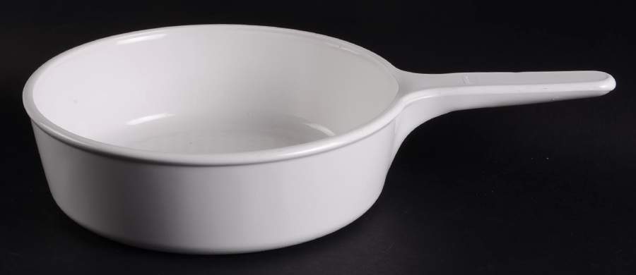 White Coupe 10" Open Skillet by Corning Corelle-1