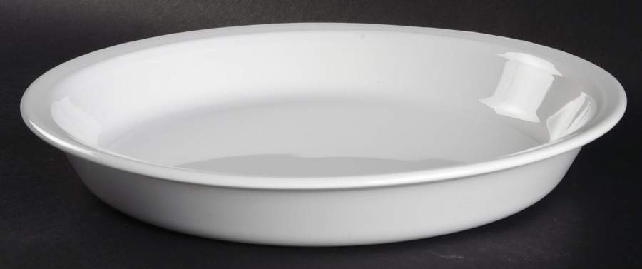 White Coupe Pie Serving Plate by Corning Corelle-1
