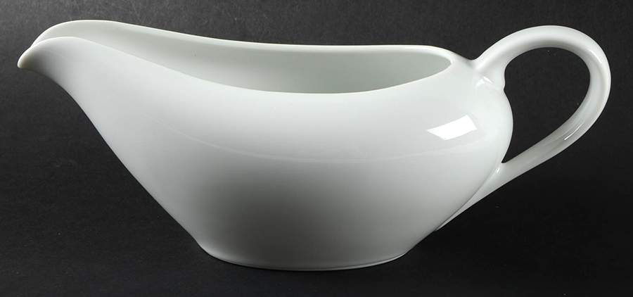 White Coupe Gravy Boat by Corning Corelle-1