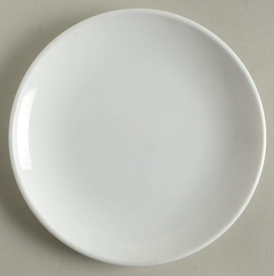White Coupe Bread & Butter Plate by Corning Corelle-1