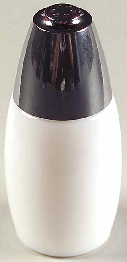White Coupe Salt Shaker by Corning Corelle-1
