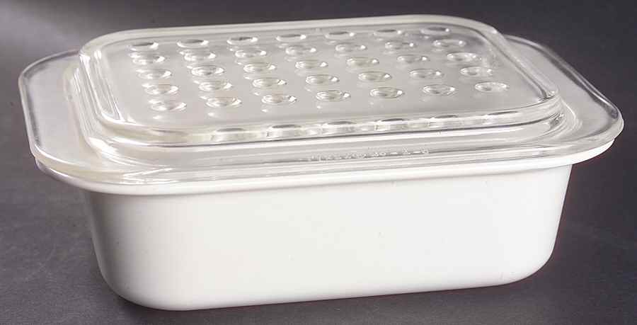 White Coupe 8" Fast Food Dish & Cover by Corning Corelle-1