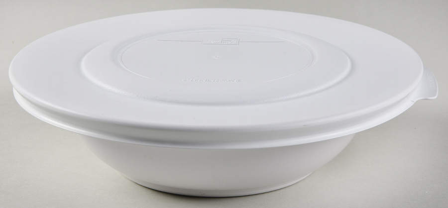 White Flora 1 Pt Round Covered Casserole by Corning Corelle-1