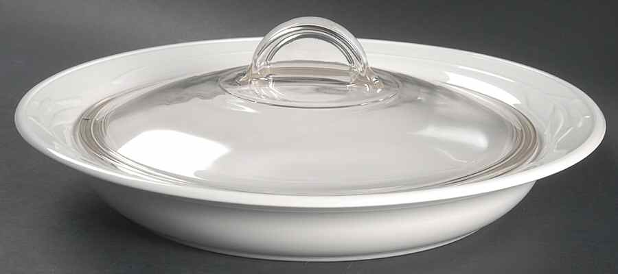 White Flora 1 Qt Round Covered Casserole by Corning Corelle-1