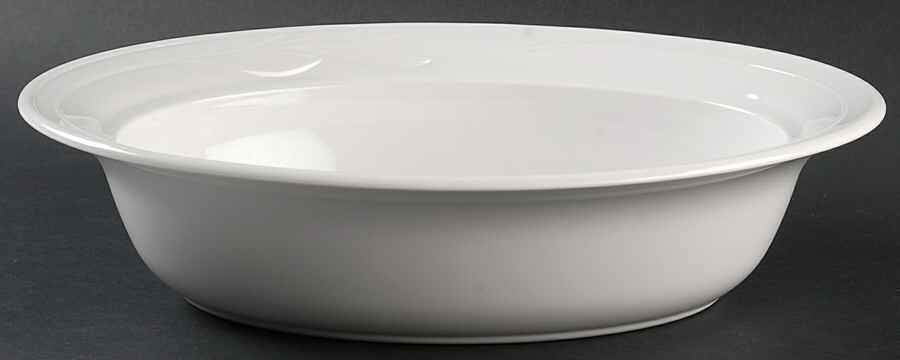 White Flora 1.25 Quart Oval Covered Casserole No Lid by Corning Corelle-1