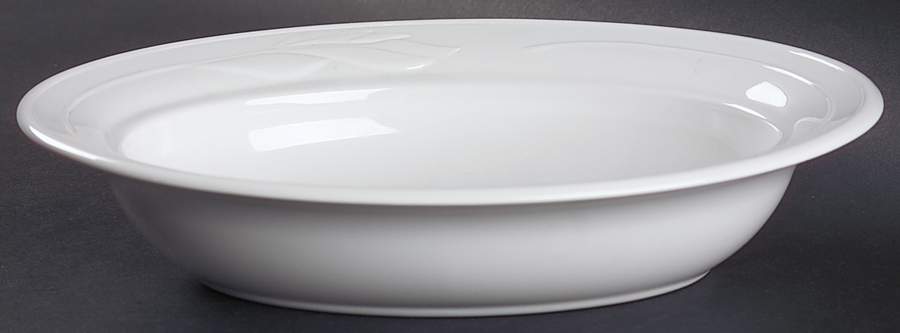White Flora 1 Quart Oval Casserole No Lid by Corning Corelle-1