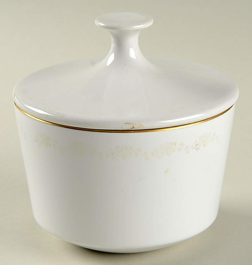 White Lake Sugar Bowl & Lid by Corning Corelle-1