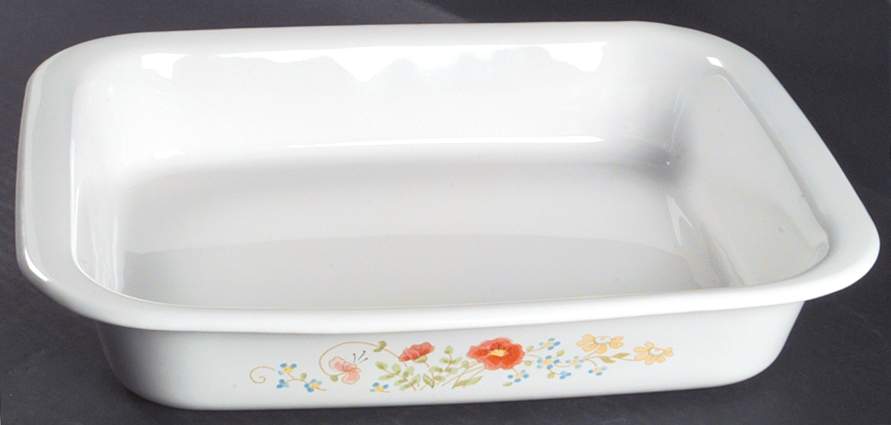 Wildflower (Corelle) 12" Rectangular Roaster by Corning Corelle-1