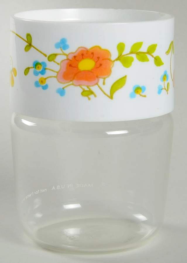 Wildflower (Corelle) 3" Glassware Storage Jar & Lid by Corning Corelle-1