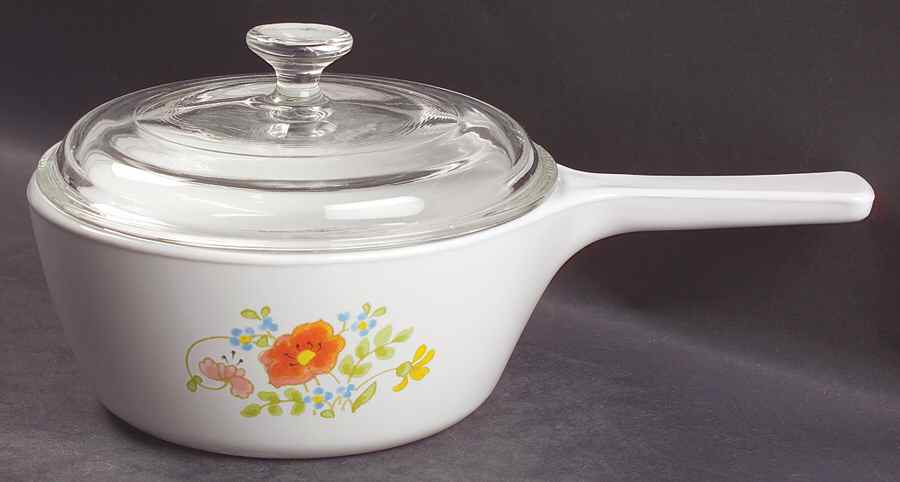 Wildflower (Corelle) 1 Pint Menuette Pan with Lid by Corning Corelle-1