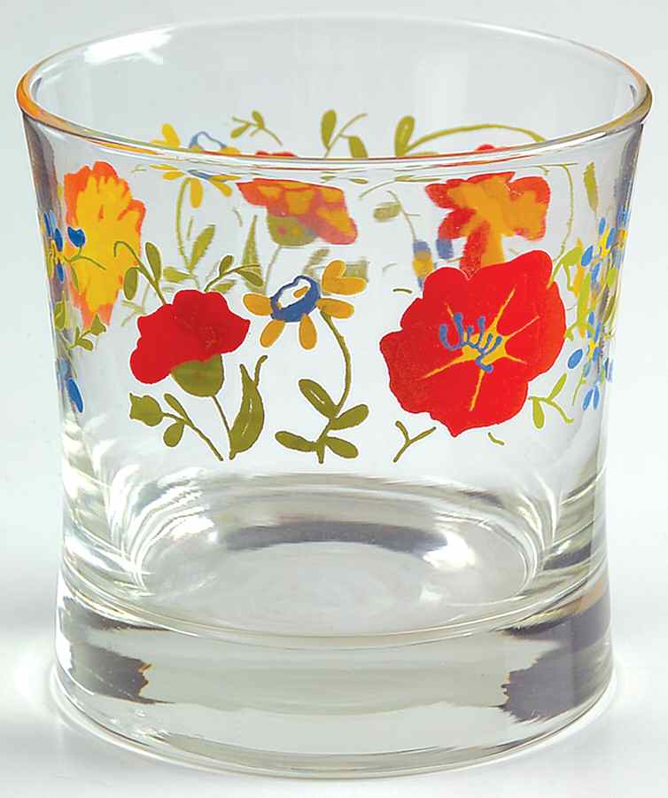 Wildflower (Corelle) 10 Oz Glassware Double Old Fashioned by Corning Corelle-1
