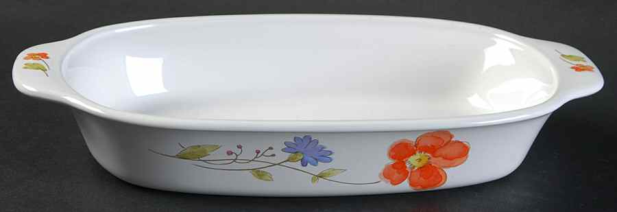 Wildflower (Corelle) Open Individual Casserole by Corning Corelle-1
