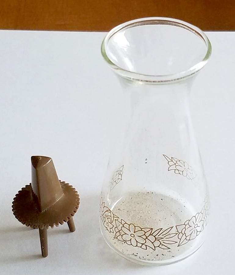 Woodland Brown (Corelle) Glassware Salt Shaker No Lid by Corning Corelle-1