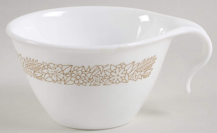 Woodland Brown (Corelle) Flat Cup by Corning Corelle-1