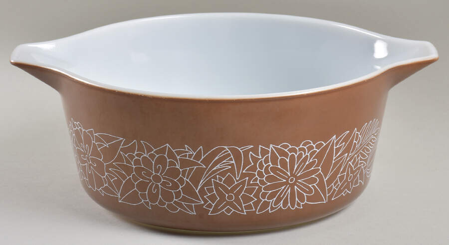 Woodland Brown (Corelle) 2.5 Qt Round Casserole No Lid by Corning Corelle-1