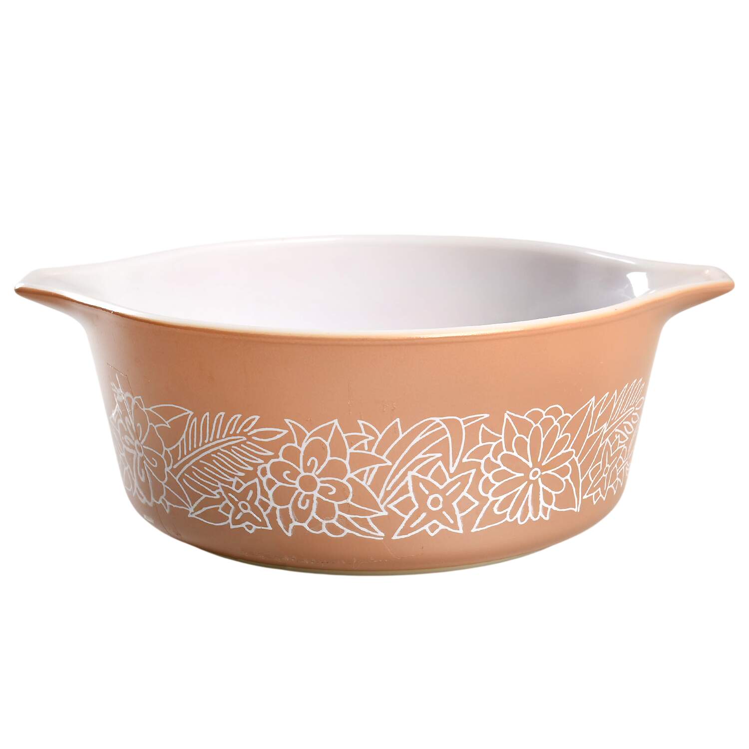 Woodland Brown (Corelle) 1.50 Pt Round Casserole No Lid by Corning Corelle-1